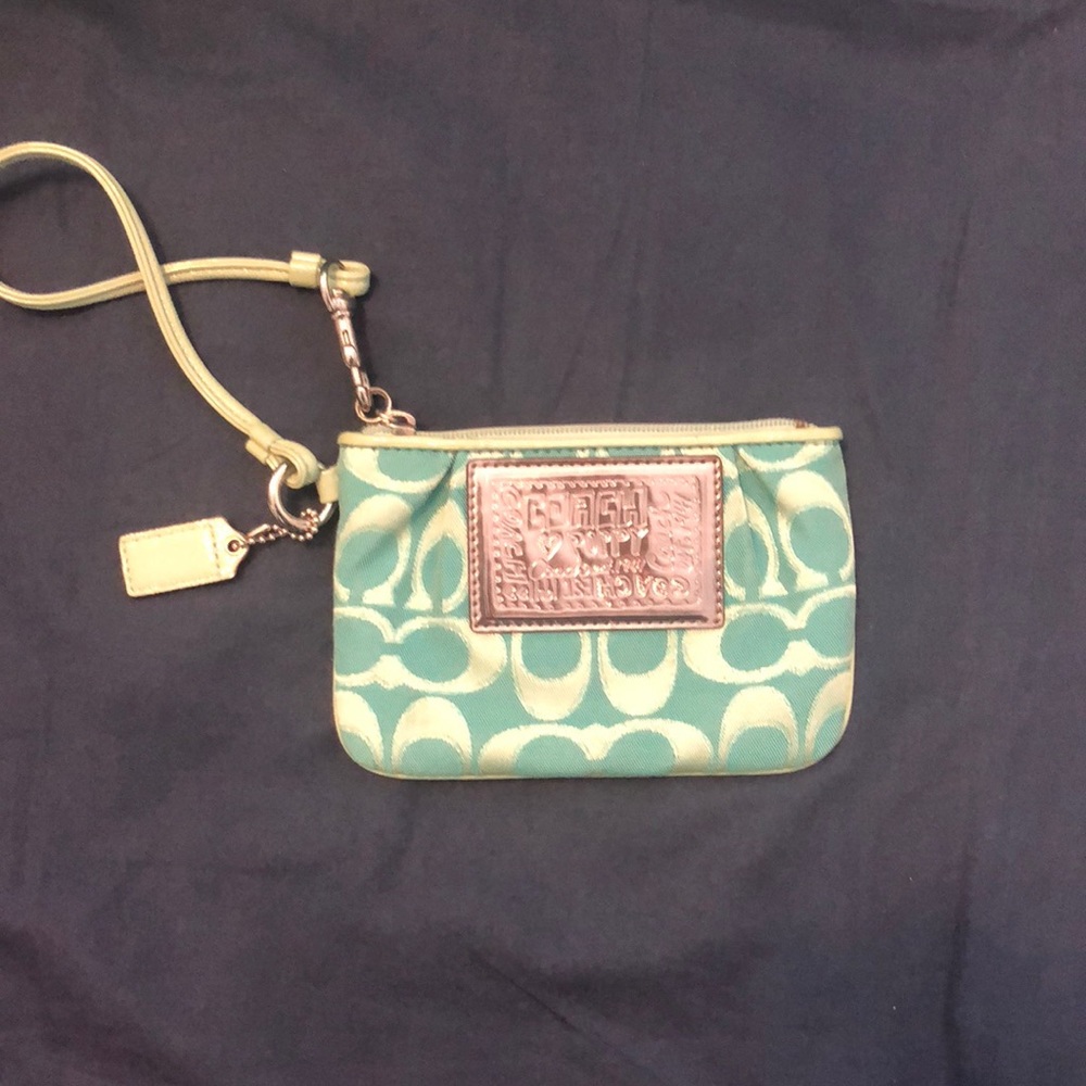 Poppy Coach Wristlet